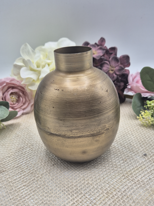 Vase Dirt Gold