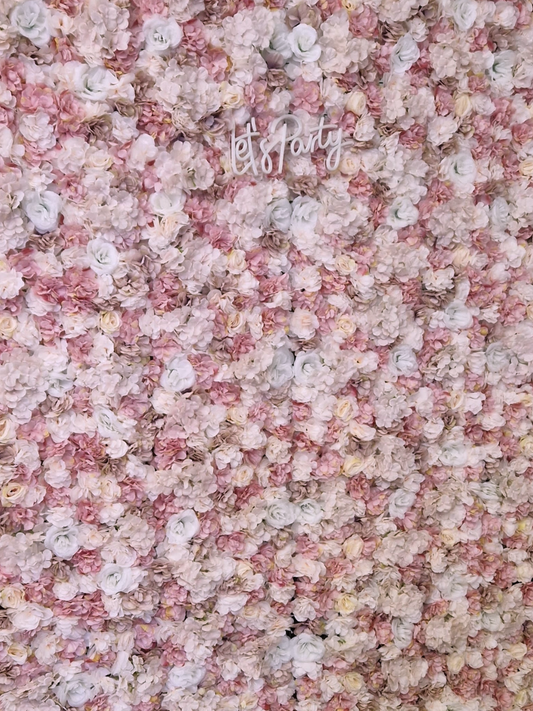 Flowerwall | Fotohintergrund Blumenmeer